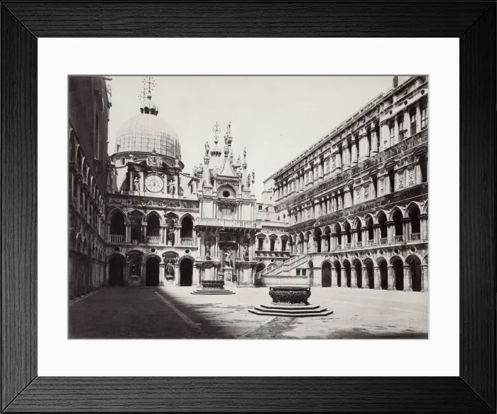 Framed Print : Doges Palace, Venice, Italy, Carlo Naya studio Framed Print : Doges Palace, Venice, Italy, Carlo Naya studio
