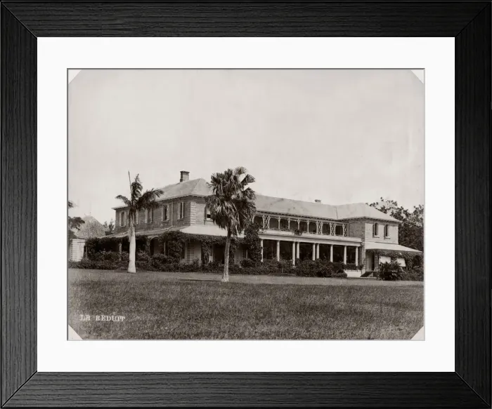 Framed Print : c. 1890s Le Reduit - State House, President of Mauritius Framed Print : c. 1890s Le Reduit - State House, President of Mauritius
