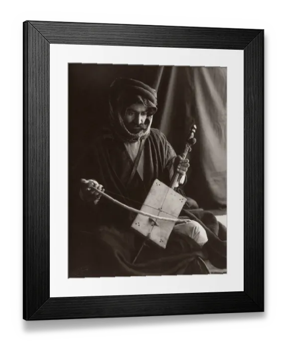 Framed Print : c, 1900 Holy Land Palestine Israel - Bedouin musician