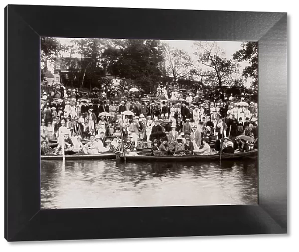 c. 1900 - boating party along the Thames