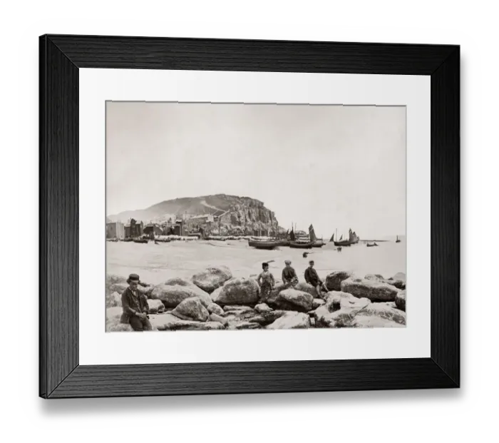 Framed Print : c. 1880s England Hastings on the south coast Framed Print : c. 1880s England Hastings on the south coast