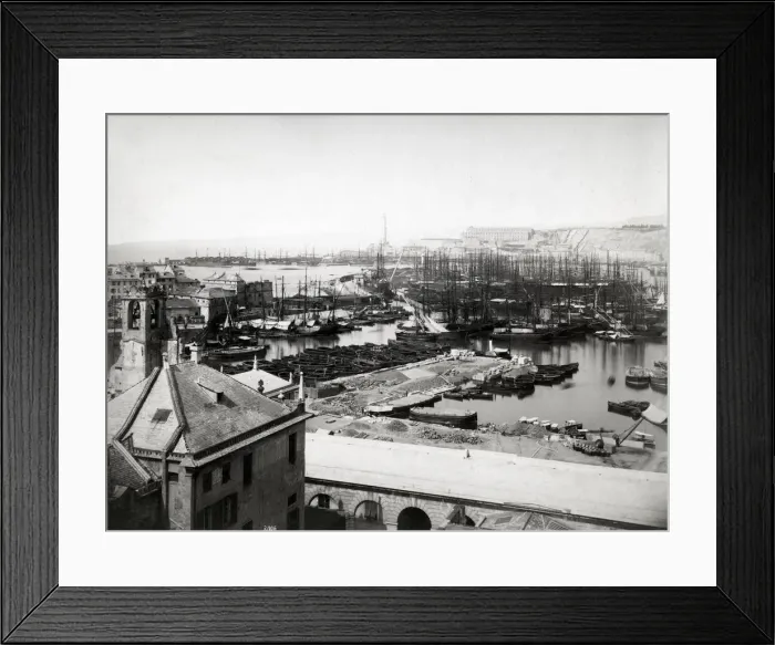Framed Print : Port of Genoa, Italy Framed Print : Port of Genoa, Italy