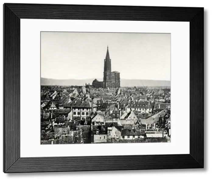 Framed Print : Strasbourg city skyline Framed Print : Strasbourg city skyline