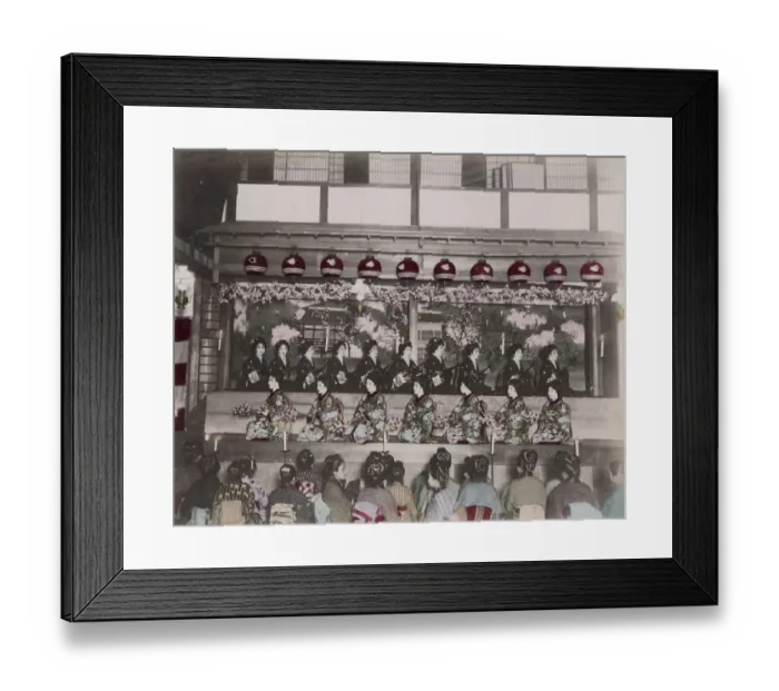 Framed Print : Theatre performance, Japan Framed Print : Theatre performance, Japan