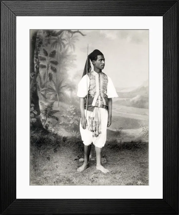 Framed Print : Sais courant or carriage footman, Egypt Framed Print : Sais courant or carriage footman, Egypt