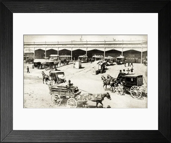 Framed Print : Market Street Ferry terminal, San Francisco Framed Print : Market Street Ferry terminal, San Francisco