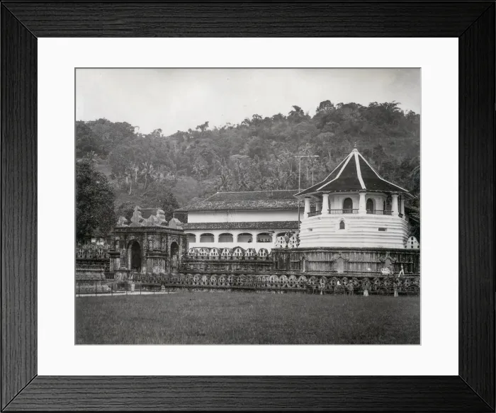 Framed Print : Temple of the Tooth, Kandy, Ceylon Sri Lanka Framed Print : Temple of the Tooth, Kandy, Ceylon Sri Lanka