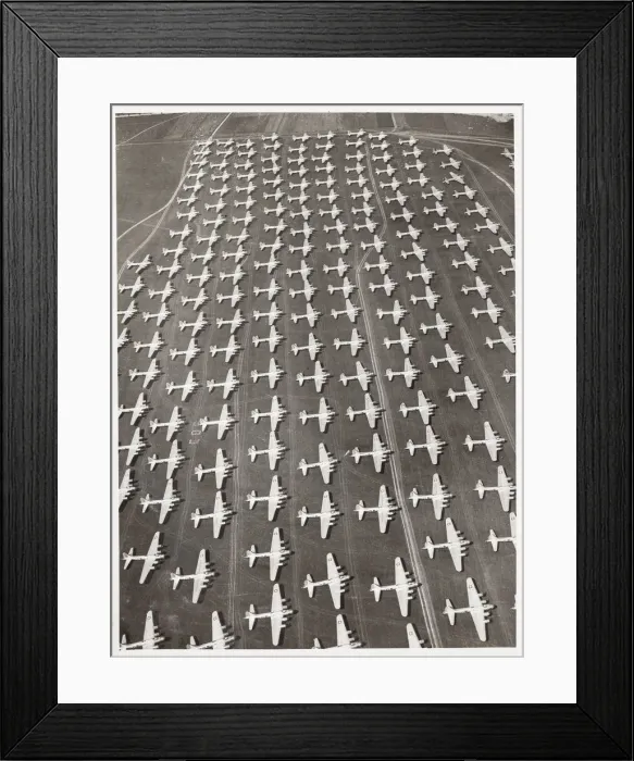 Framed Print : World War II aricraft at an aerodrome near Munich Framed Print : World War II aricraft at an aerodrome near Munich