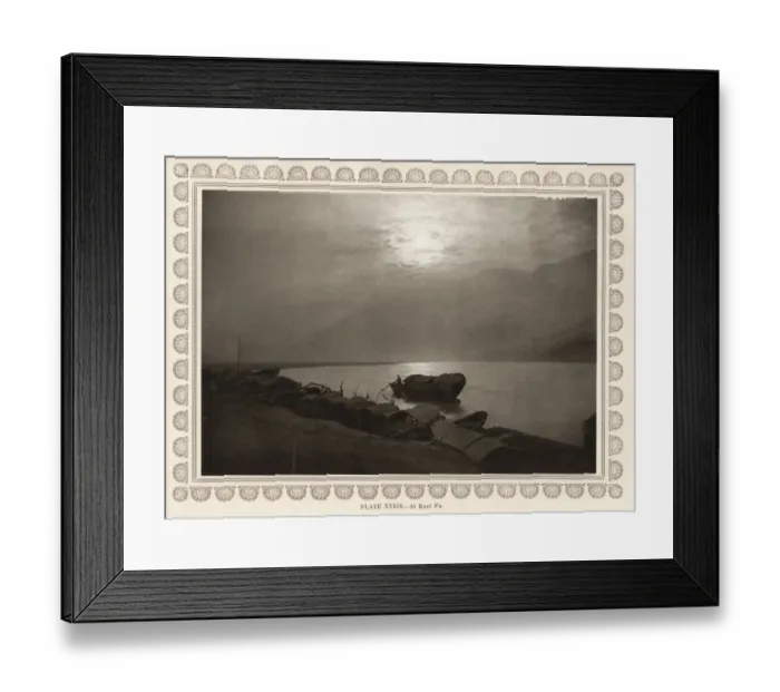 Framed Print : Photogravure, Donald Mennie, The Grandeur of the Gorges Framed Print : Photogravure, Donald Mennie, The Grandeur of the Gorges