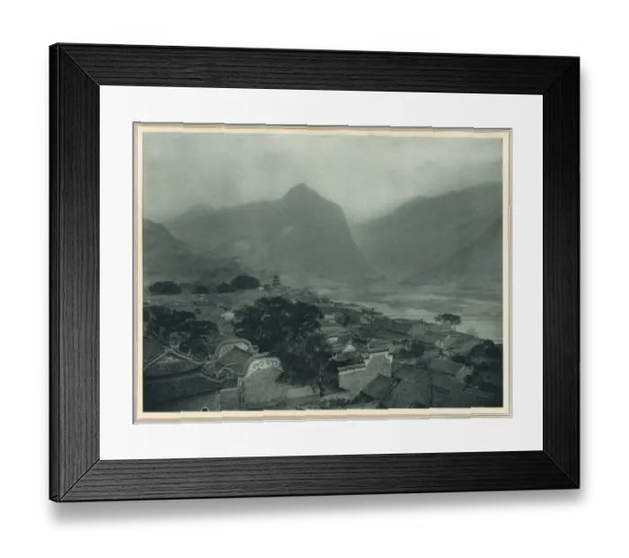 Framed Print : Photogravure, Donald Mennie, The Grandeur of the Gorges Framed Print : Photogravure, Donald Mennie, The Grandeur of the Gorges