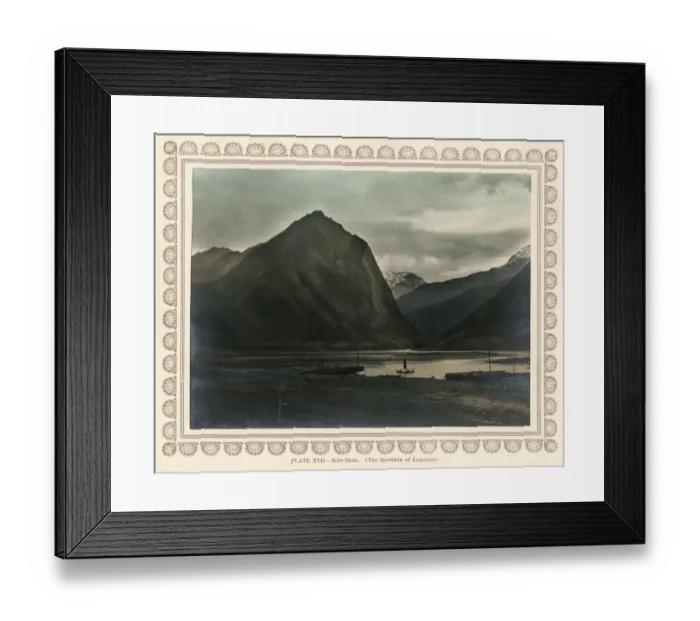Framed Print : Photogravure, Donald Mennie, The Grandeur of the Gorges