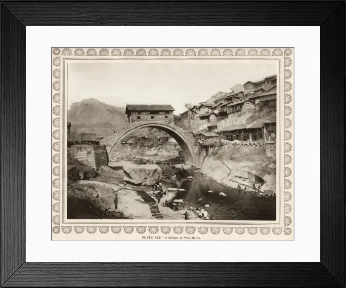 Framed Print : Photogravure, Donald Mennie, The Grandeur of the Gorges Framed Print : Photogravure, Donald Mennie, The Grandeur of the Gorges