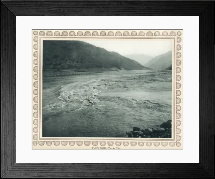 Framed Print : Photogravure, Donald Mennie, The Grandeur of the Gorges Framed Print : Photogravure, Donald Mennie, The Grandeur of the Gorges