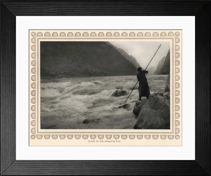 Framed Print : Photogravure, Donald Mennie, The Grandeur of the Gorges Framed Print : Photogravure, Donald Mennie, The Grandeur of the Gorges