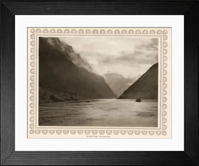 Framed Print : Photogravure, Donald Mennie, The Grandeur of the Gorges Framed Print : Photogravure, Donald Mennie, The Grandeur of the Gorges