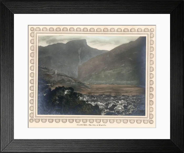 Framed Print : Photogravure, Donald Mennie, The Grandeur of the Gorges Framed Print : Photogravure, Donald Mennie, The Grandeur of the Gorges