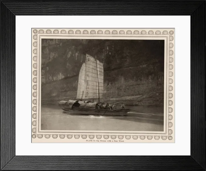 Framed Print : Photogravure, Donald Mennie, The Grandeur of the Gorges Framed Print : Photogravure, Donald Mennie, The Grandeur of the Gorges