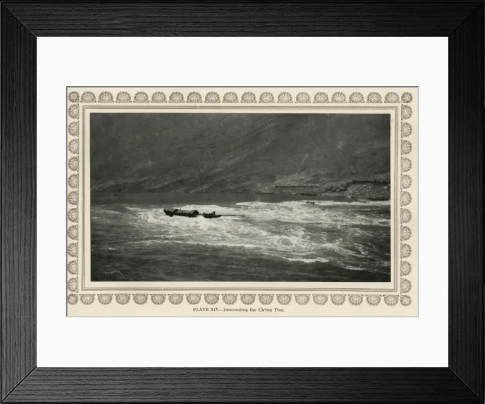 Framed Print : Photogravure, Donald Mennie, The Grandeur of the Gorges Framed Print : Photogravure, Donald Mennie, The Grandeur of the Gorges