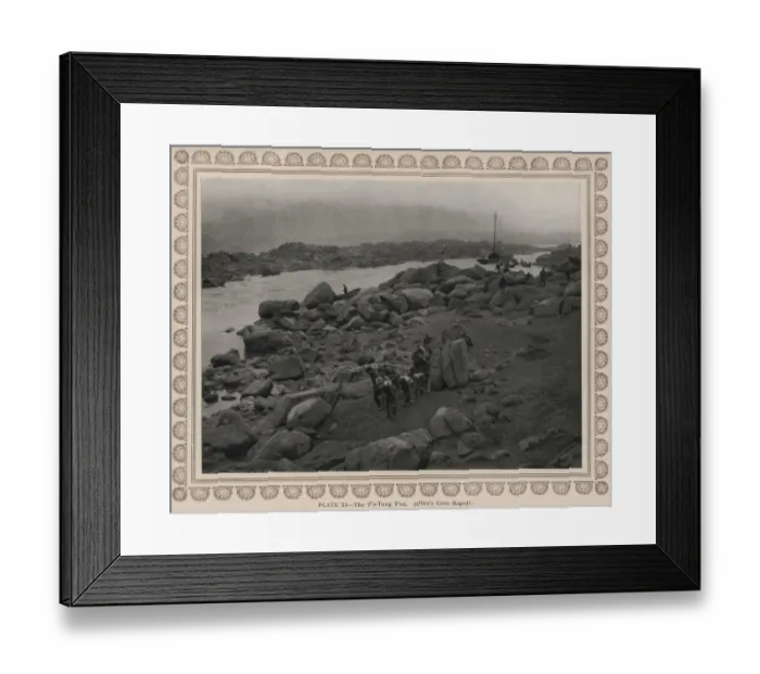 Framed Print : Photogravure, Donald Mennie, The Grandeur of the Gorges Framed Print : Photogravure, Donald Mennie, The Grandeur of the Gorges