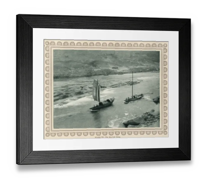 Framed Print : Photogravure, Donald Mennie, The Grandeur of the Gorges Framed Print : Photogravure, Donald Mennie, The Grandeur of the Gorges