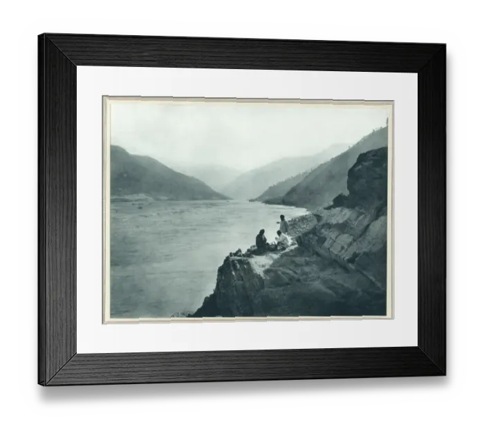 Framed Print : Photogravure, Donald Mennie, The Grandeur of the Gorges Framed Print : Photogravure, Donald Mennie, The Grandeur of the Gorges
