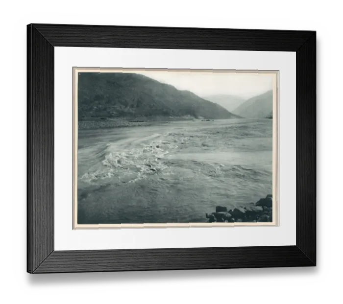 Framed Print : Photogravure, Donald Mennie, The Grandeur of the Gorges Framed Print : Photogravure, Donald Mennie, The Grandeur of the Gorges
