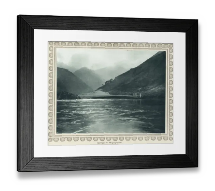 Framed Print : Photogravure, Donald Mennie, The Grandeur of the Gorges Framed Print : Photogravure, Donald Mennie, The Grandeur of the Gorges