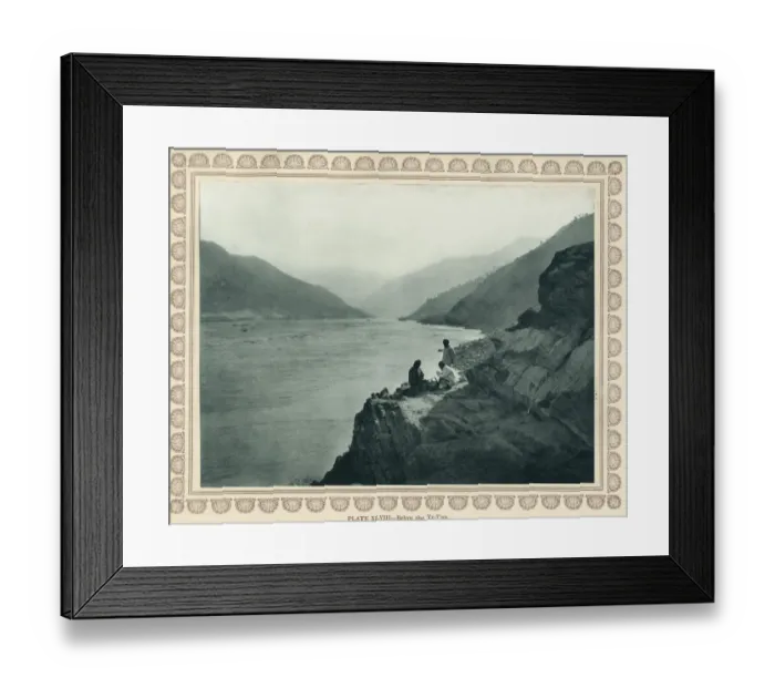 Framed Print : Photogravure, Donald Mennie, The Grandeur of the Gorges Framed Print : Photogravure, Donald Mennie, The Grandeur of the Gorges