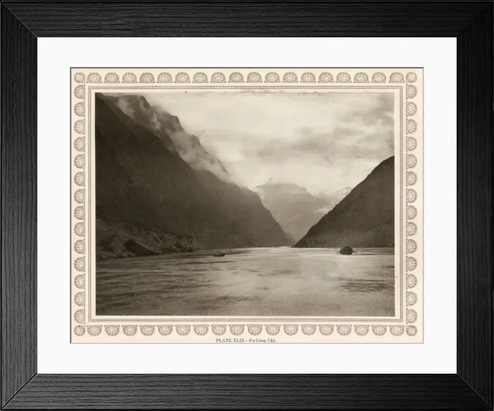 Framed Print : Photogravure, Donald Mennie, The Grandeur of the Gorges Framed Print : Photogravure, Donald Mennie, The Grandeur of the Gorges