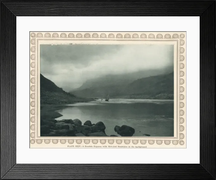 Framed Print : Photogravure, Donald Mennie, The Grandeur of the Gorges Framed Print : Photogravure, Donald Mennie, The Grandeur of the Gorges