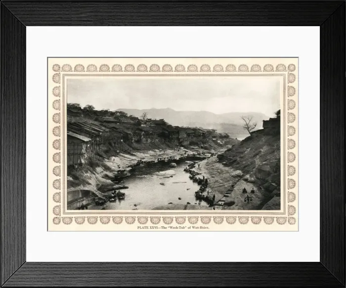 Framed Print : Photogravure, Donald Mennie, The Grandeur of the Gorges Framed Print : Photogravure, Donald Mennie, The Grandeur of the Gorges