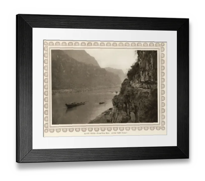 Framed Print : Photogravure, Donald Mennie, The Grandeur of the Gorges Framed Print : Photogravure, Donald Mennie, The Grandeur of the Gorges