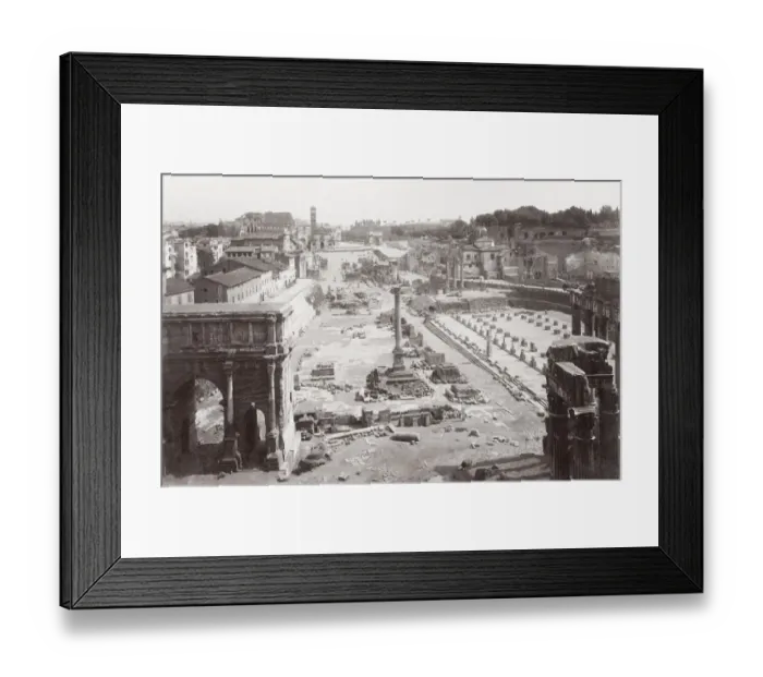 Framed Print : View of The Forum in Rome, Italy Framed Print : View of The Forum in Rome, Italy