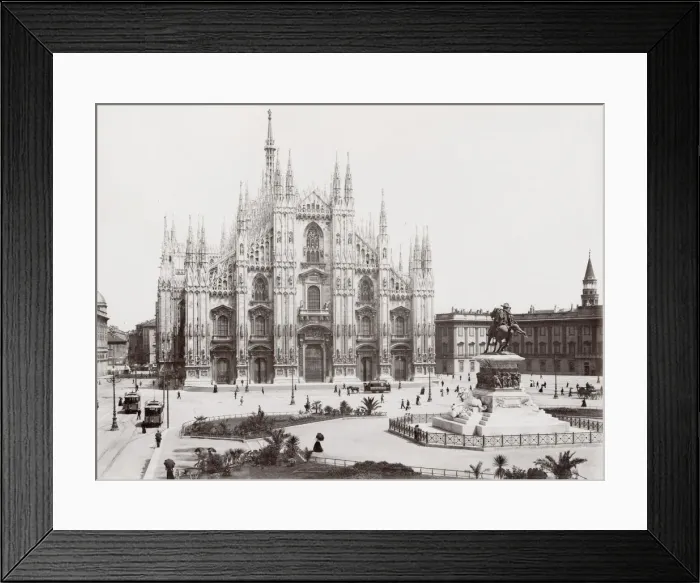 Framed Print : View of the cathedral, Duomo, Milan, Italy Framed Print : View of the cathedral, Duomo, Milan, Italy