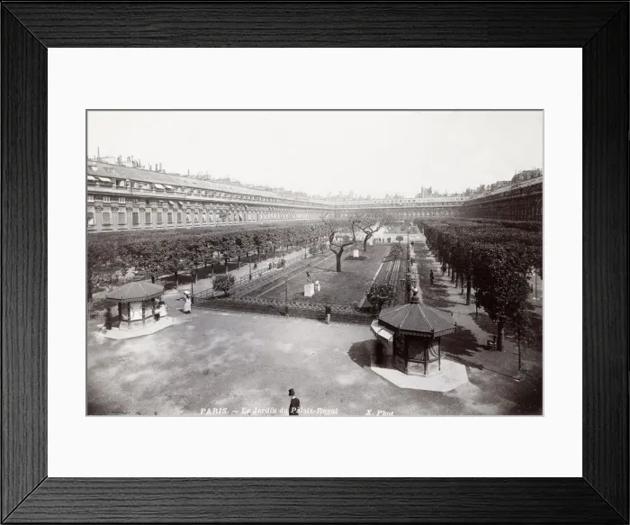 Framed Print : Gardens of the Palais Royal, Paris France Framed Print : Gardens of the Palais Royal, Paris France