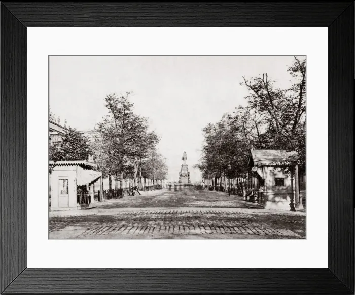 Framed Print : c. 1880s Germany Berlin - Unter Den Linden Framed Print : c. 1880s Germany Berlin - Unter Den Linden