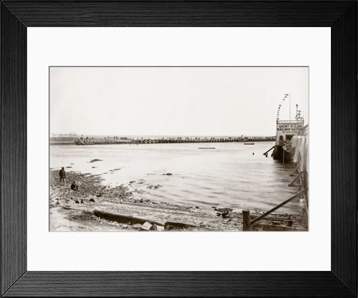 Framed Print : St Kilda Railway Baths Framed Print : St Kilda Railway Baths