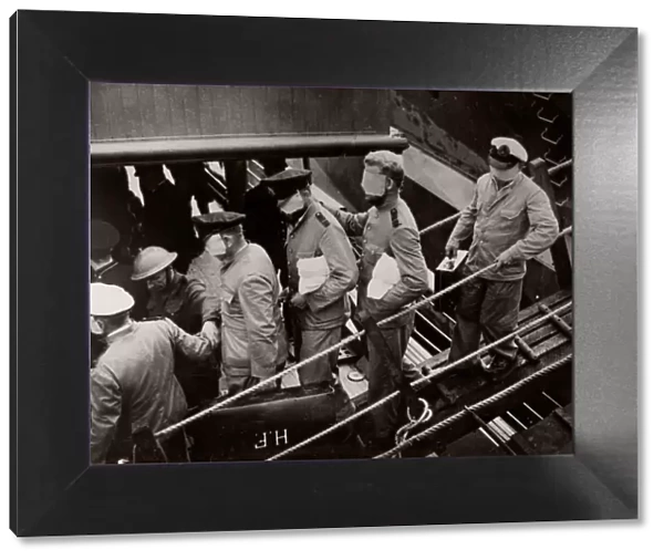 World War II WW2 - German prisoners with blindfolds