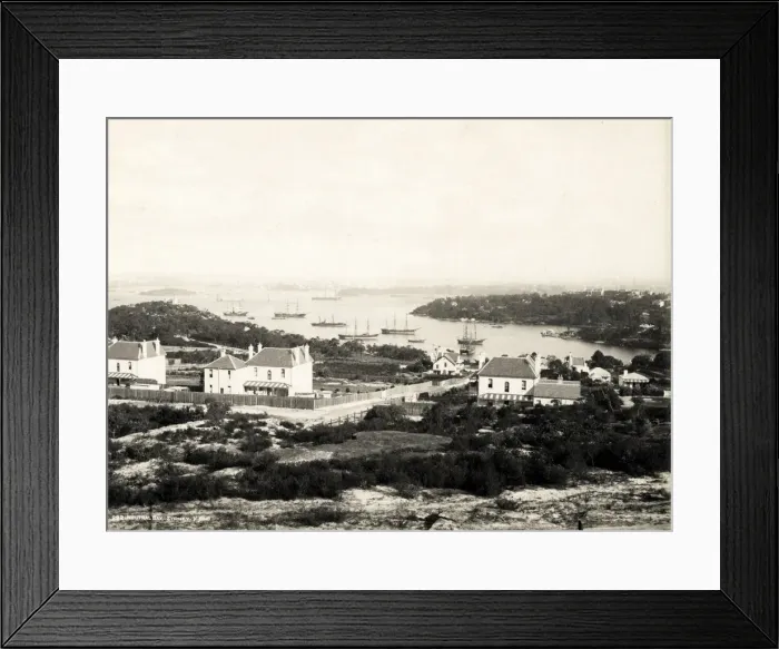 Framed Print : Ships in the harbour, Neutral Bay, Sydney, Australia Framed Print : Ships in the harbour, Neutral Bay, Sydney, Australia