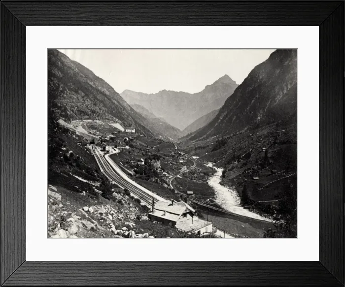 Framed Print : St Gotthard Railway tunnel, Switzerland Framed Print : St Gotthard Railway tunnel, Switzerland