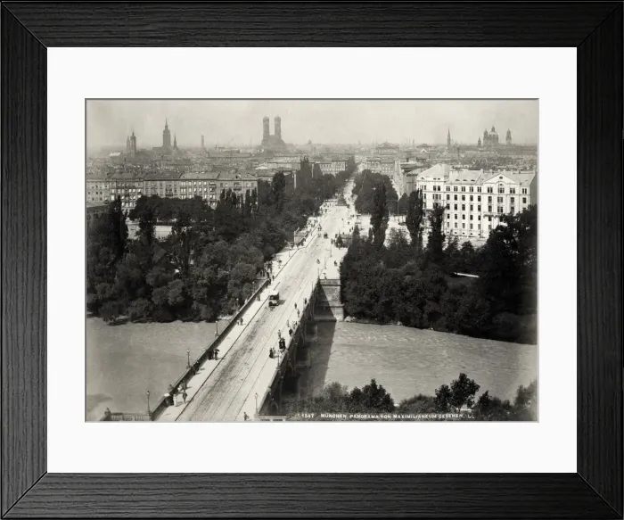 Framed Print : Panoramic view of Munch city centre, Germany Framed Print : Panoramic view of Munch city centre, Germany