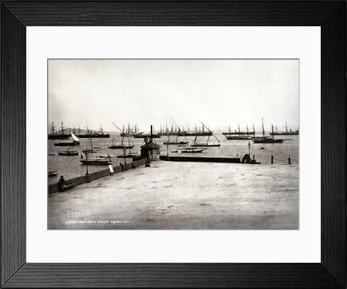 Framed Print : Shipping from Apollo Bunder, Bombay, Mumbai India Framed Print : Shipping from Apollo Bunder, Bombay, Mumbai India