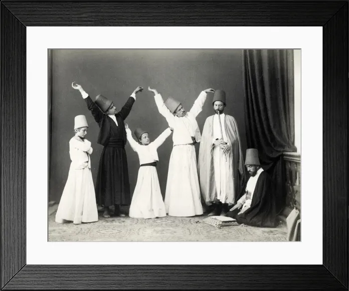 Framed Print : Ceremonial dancers, Whirling Dervishes Turkey Framed Print : Ceremonial dancers, Whirling Dervishes Turkey