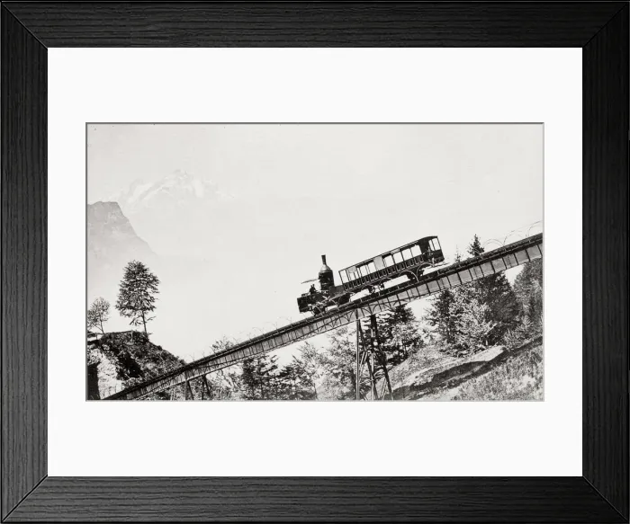Framed Print : Rigibahn Rigi railway, Swiss Alps, Switzerland Framed Print : Rigibahn Rigi railway, Swiss Alps, Switzerland