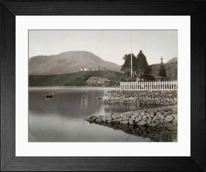 Framed Print : Imperial Palace beside Lake Hakone, Japan Framed Print : Imperial Palace beside Lake Hakone, Japan