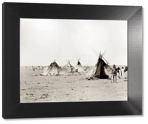 Blackfoot Indian camp, Canada