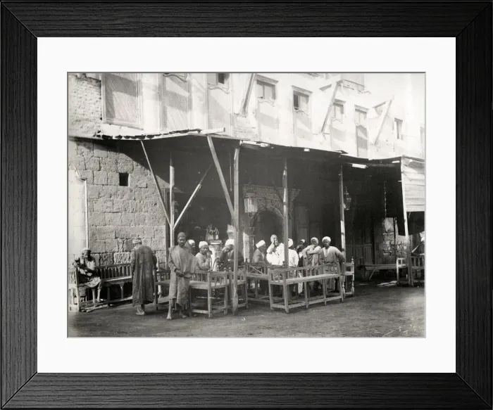 Framed Print : Street cafe, Cairo Egypt Framed Print : Street cafe, Cairo Egypt