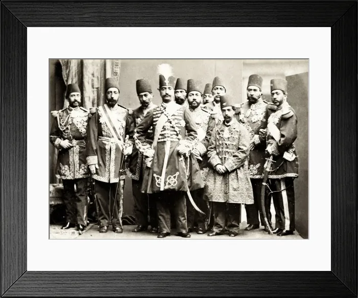 Framed Print : Shah of Persia in England 1873 Framed Print : Shah of Persia in England 1873