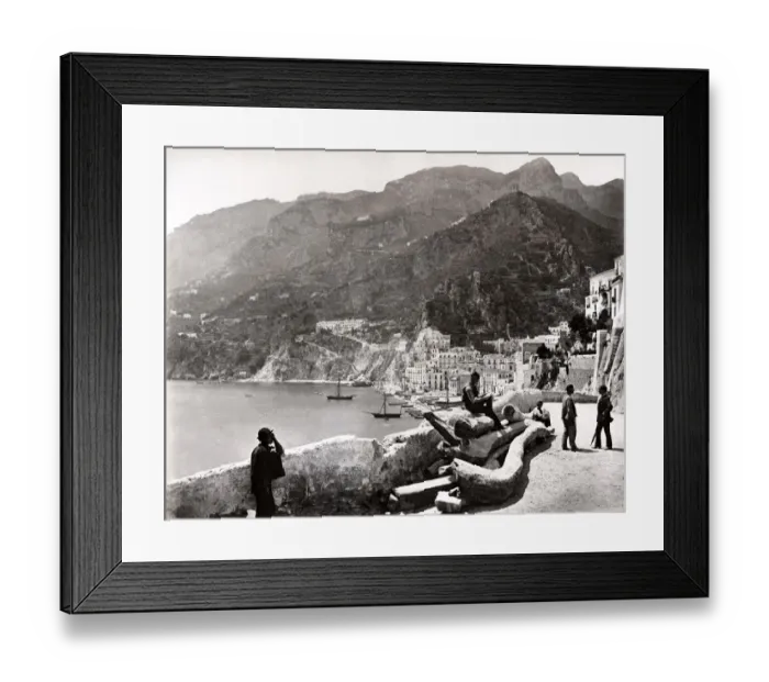 Framed Print : View at Amalfi, Italy Framed Print : View at Amalfi, Italy