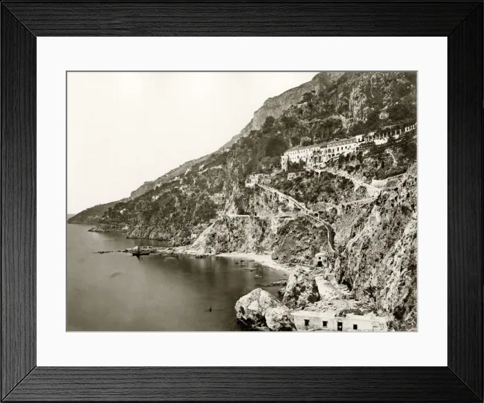 Framed Print : View at Amalfi, Italy Framed Print : View at Amalfi, Italy